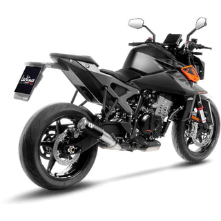 LeoVince LV Corsa-S Black Stainless Steel Slip-On Exhaust KTM 990 Duke & Duke R