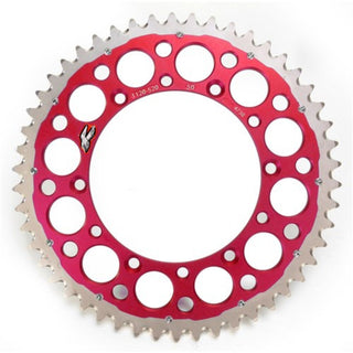 Renthal MX Twinring Grooved Rear Sprocket 48T 520 Pitch - Red (1540-520)