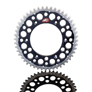 Renthal MX Twinring Grooved Rear Sprocket 50T 520 Pitch - Black (1540-520)