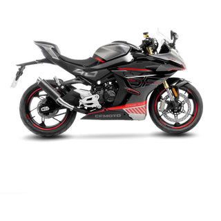 LeoVince GP Corsa Evo Matte Carbon Slip-On Exhaust CFMOTO 450SR / 450SS 2023+