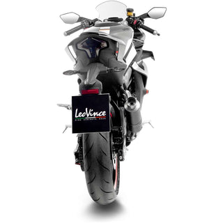 LeoVince GP Corsa Evo Matte Carbon Slip-On Exhaust CFMOTO 450SR / 450SS 2023+