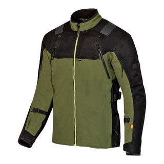 Merlin Navar Laminated D3O Jacket - Black/Dark Green