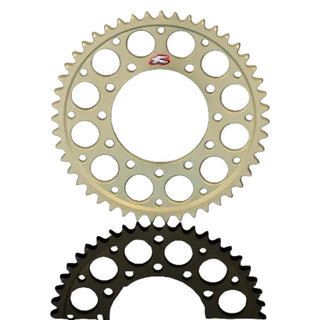 Renthal MX Ultralight Grooved Rear Sprocket 44T 420 Pitch - Gold (157U-420)