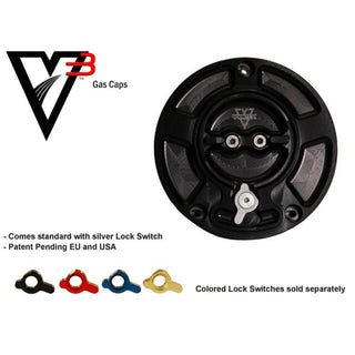 Vortex V3 Fuel Cap Kawasaki - Black