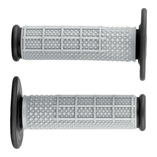 CPR Premium MX/Offroad Grips Micro Diamond Half Waffle - Grey/Black