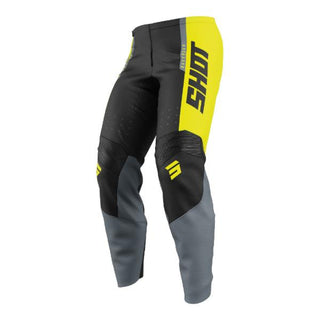 Shot Kids Draw League Motocross Pants - Neon Yellow