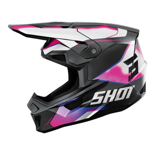 Shot Lite Astral Full Face Helmet - Black / Pink Pearl