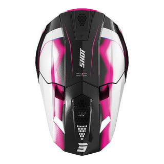 Shot Lite Astral Full Face Helmet - Black / Pink Pearl