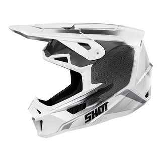 Shot Lite Challenger Full Face Helmet - Pearl Black / White