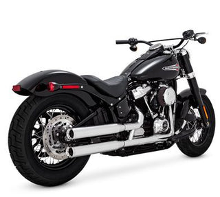 V&H Eliminator 300 Slip-Ons PCX Chrome Softail 18-23 (Exc Fxfb/Flde/Flhc-All) (Was V16712)