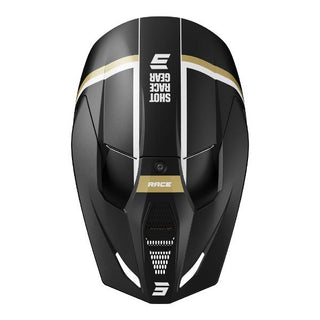 Shot Race Mythic Full Face Helmet - Matt Black / Gold