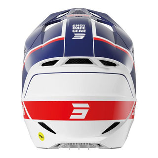 Shot Race Mythic Full Face Helmet - Gloss Blue / Red