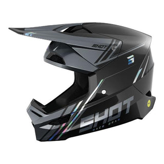 Shot Race Sprint Full Face Helmet - Pearl Black Holographic