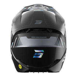 Shot Race Sprint Full Face Helmet - Pearl Black Holographic
