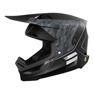 Shot Race Tactic Full Face Helmet - Matt Camo Black / Grey
