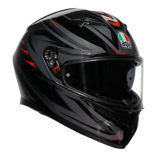 AGV K3 Syth Full Face Helmet - Black/Red