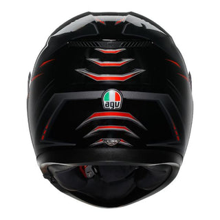 AGV K3 Syth Full Face Helmet - Black/Red