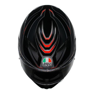 AGV K3 Syth Full Face Helmet - Black/Red
