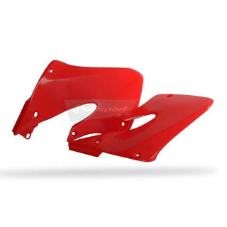 Polisport Radiator Shrouds Honda CR - Nuclear Red
