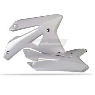Polisport Radiator Shrouds Suzuki RM-Z450 2007 - White