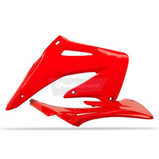 Polisport Radiator Shrouds Honda CRF450R 2002-2004 - Red