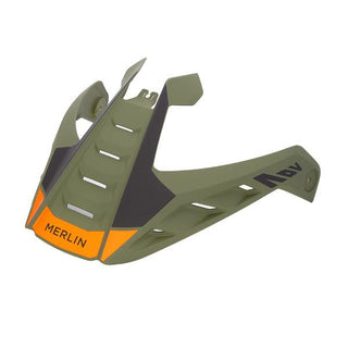 Merlin Spares Helmet Peak - Block Matt/Green