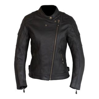 Merlin Bristol Cafe D3O Leather Ladies Jacket - Black