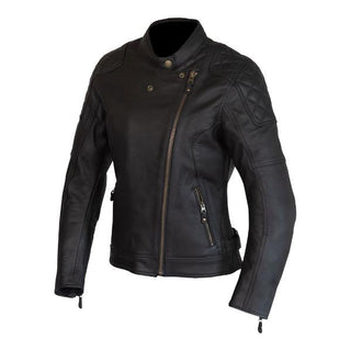Merlin Bristol Cafe D3O Leather Ladies Jacket - Black