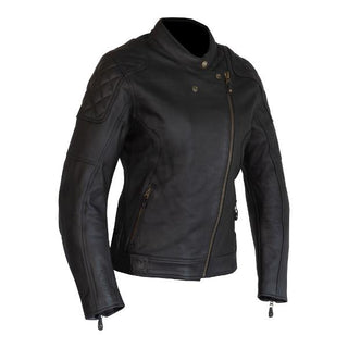 Merlin Bristol Cafe D3O Leather Ladies Jacket - Black