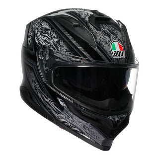 AGV K7 Damascus Full Face Helmet - Black/Silver