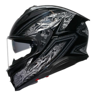 AGV K7 Damascus Full Face Helmet - Black/Silver