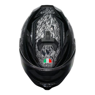 AGV K7 Damascus Full Face Helmet - Black/Silver
