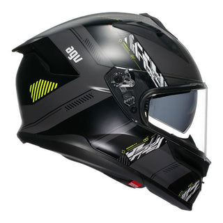 AGV K7 Kyber Full Face Helmet - Matt Grey/Fluoro Yellow