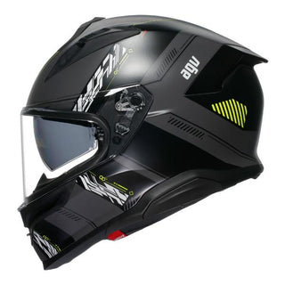 AGV K7 Kyber Full Face Helmet - Matt Grey/Fluoro Yellow