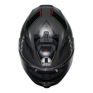 AGV K7 Kyber Full Face Helmet - Matt Grey/Fluoro Yellow