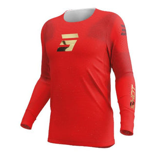 Shot Aerolite Space Soft Collar Jersey - Red