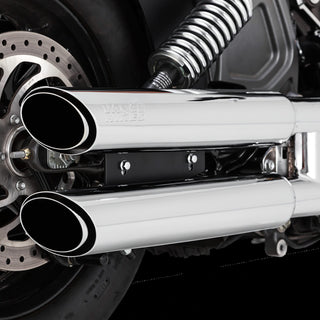 V&H Twin Slash 3In Slip-Ons PCX Chrome Indian Scout 15-22 (Was V18623)