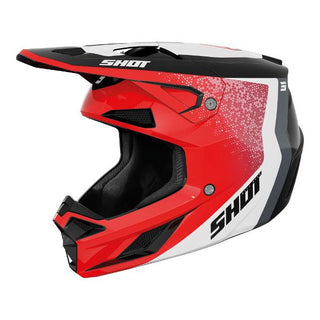 Shot Speed Hybrid Full Face Helmet - Gloss Red