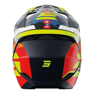 Shot Furious Flash Full Face Helmet - Gloss Blue / Neon Yellow