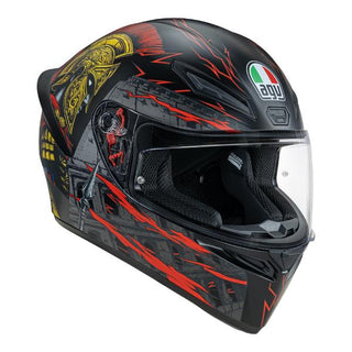 AGV K1 S Gladiator Full Face Helmet - Matt Black/Gold/Red