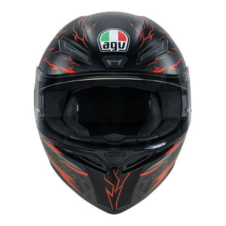 AGV K1 S Gladiator Full Face Helmet - Matt Black/Gold/Red
