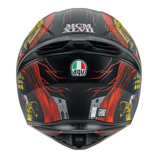 AGV K1 S Gladiator Full Face Helmet - Matt Black/Gold/Red