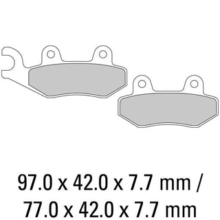 Ferodo 01-0497-ST Brake Disc Pad Set FDB497ST