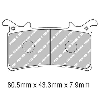 Ferodo 01-2324-ST Brake Disc Pad Set FDB2324ST