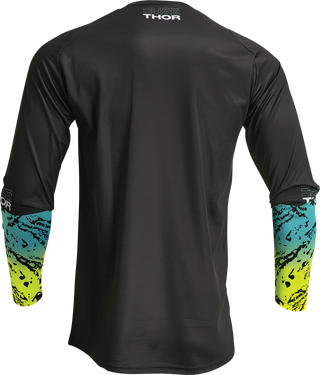 Thor Youth Sector Atlas Jersey - Black/Teal