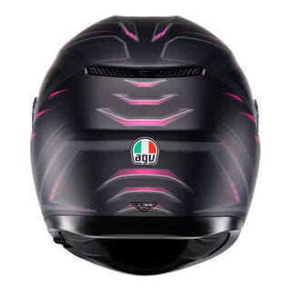 AGV K3 Syth Full Face Helmet - Matt Black/Pink