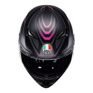AGV K3 Syth Full Face Helmet - Matt Black/Pink