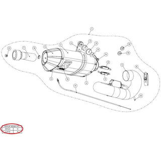 Akrapovic Sleeve Repair Kit P-RKS204TC30/3