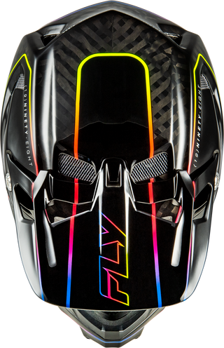 Fly Racing Werx-R MTB/BMX Flow Helmet - Black Carbon/Black/Multi