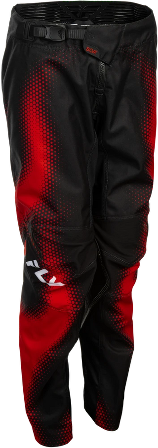 Fly Racing 2027 Kinetic MX Youth Torch Pants - Black / Red / White